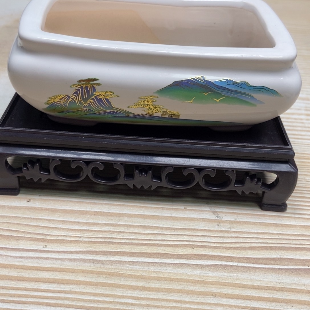 瓷片陶瓷花盆陶瓷艺术