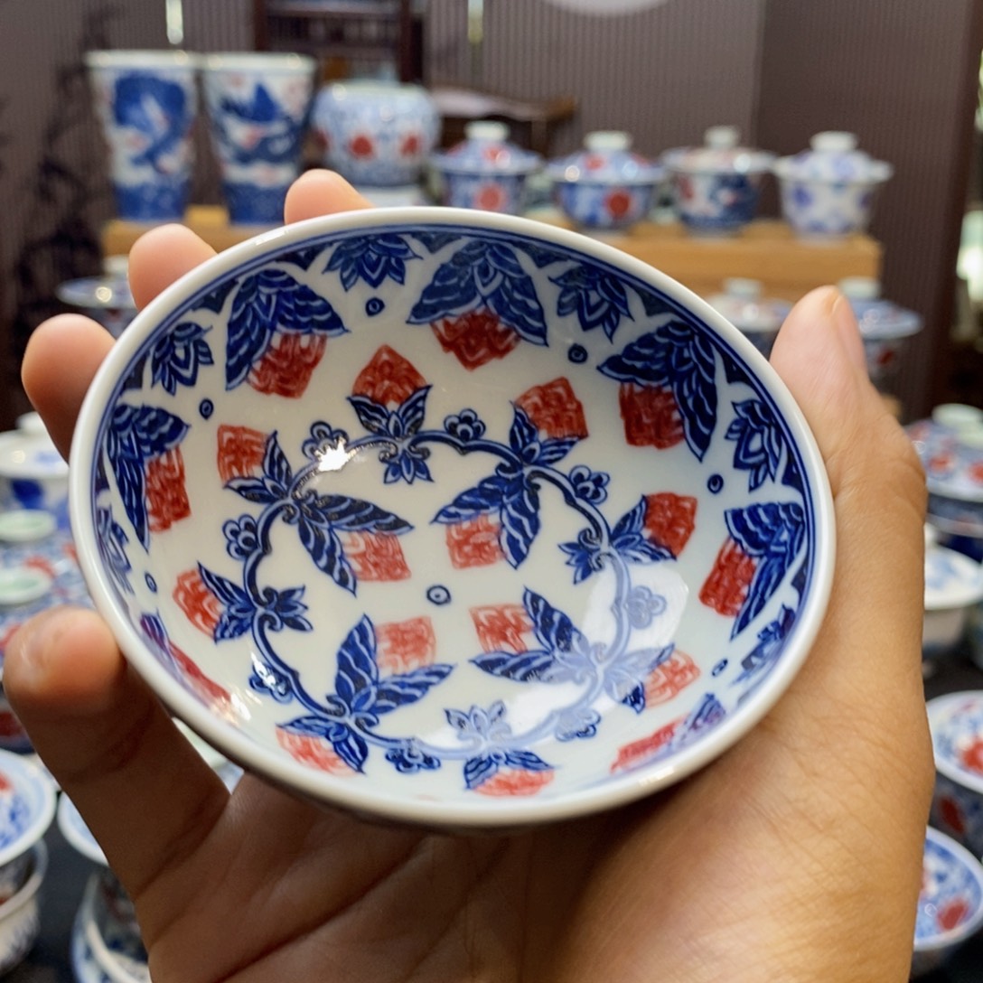 星空宝箱曼陀罗普洱杯原矿手绘