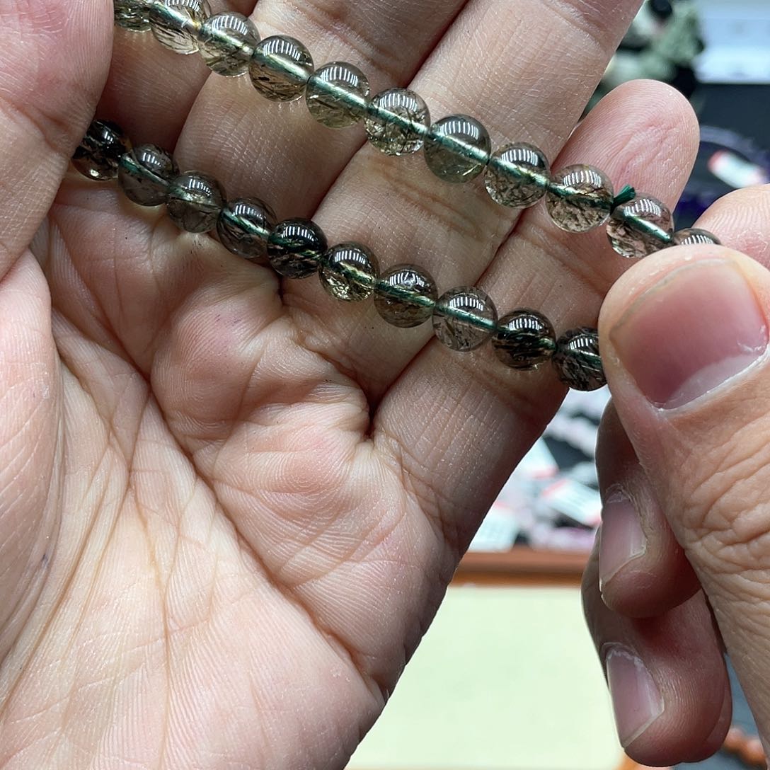 水晶手链未镶嵌绿发