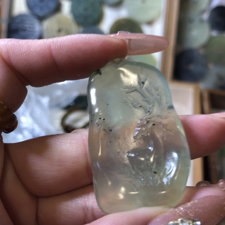 岫玉岫玉挂件未镶嵌