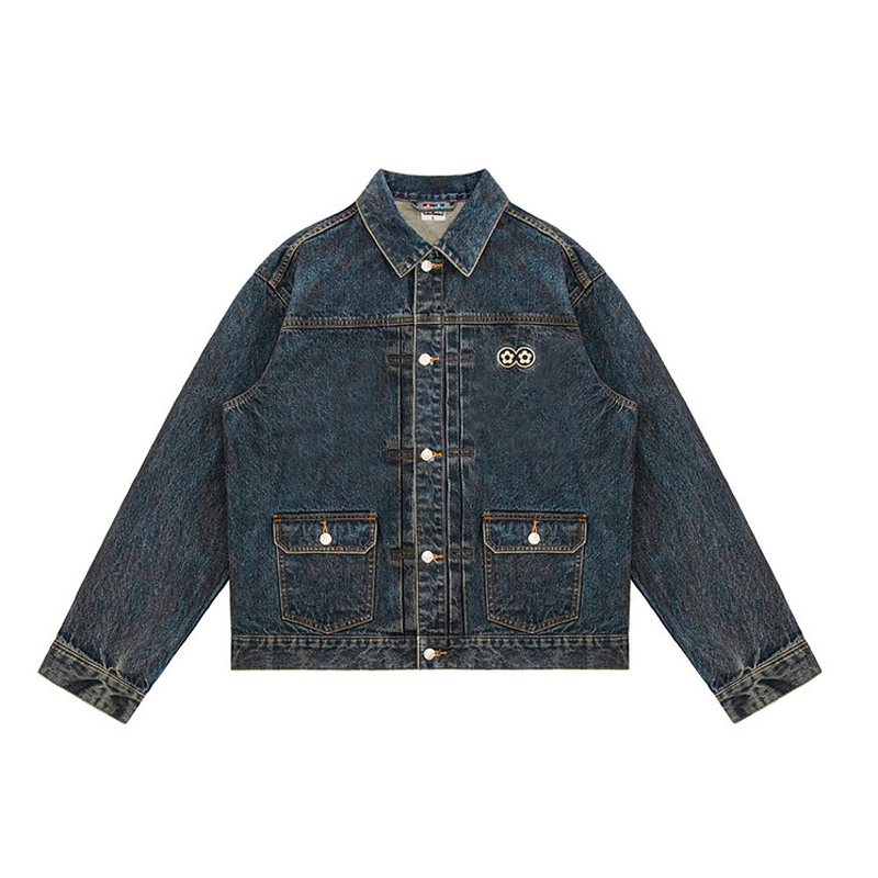 【官方正品】VandyThePink 后背标语牛仔夹克外套 男女同款