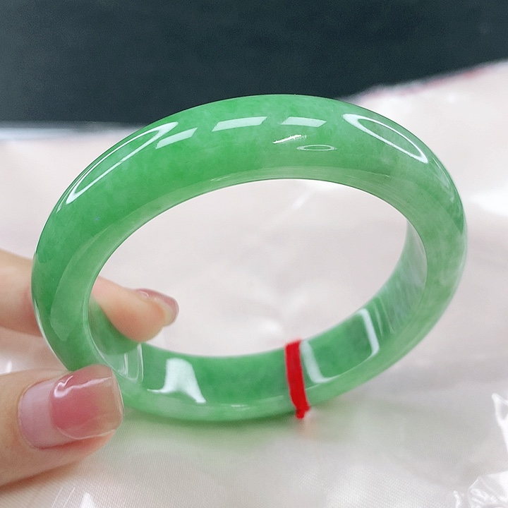 翡翠未镶嵌手镯圈54.6，15071