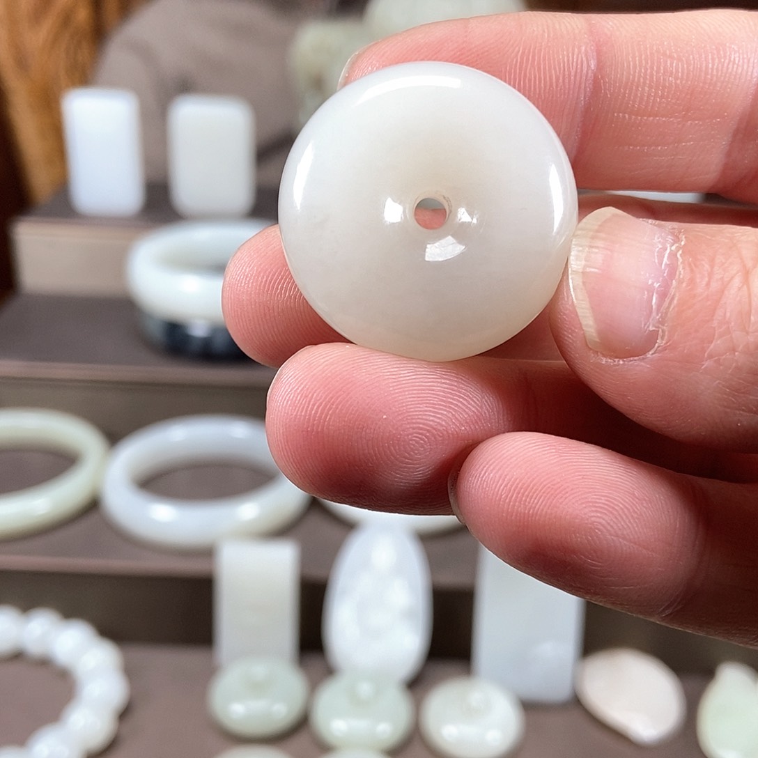 和田玉（白玉）颈饰未镶嵌