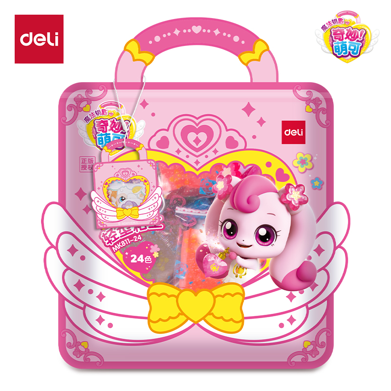 得力MK811-24奇妙萌可袋装黏土