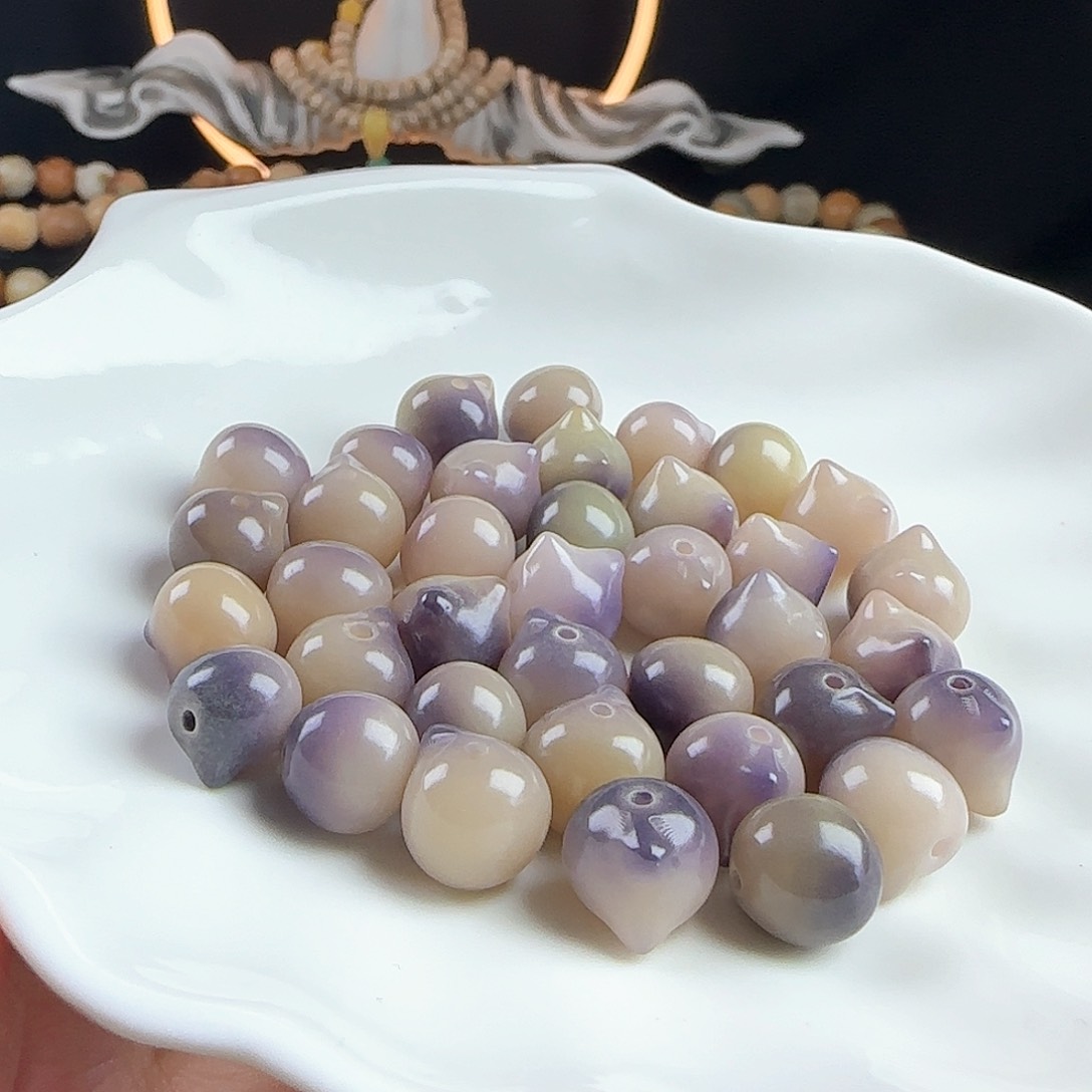 菩提根/象牙果手串紫苏卡12猫头22颗