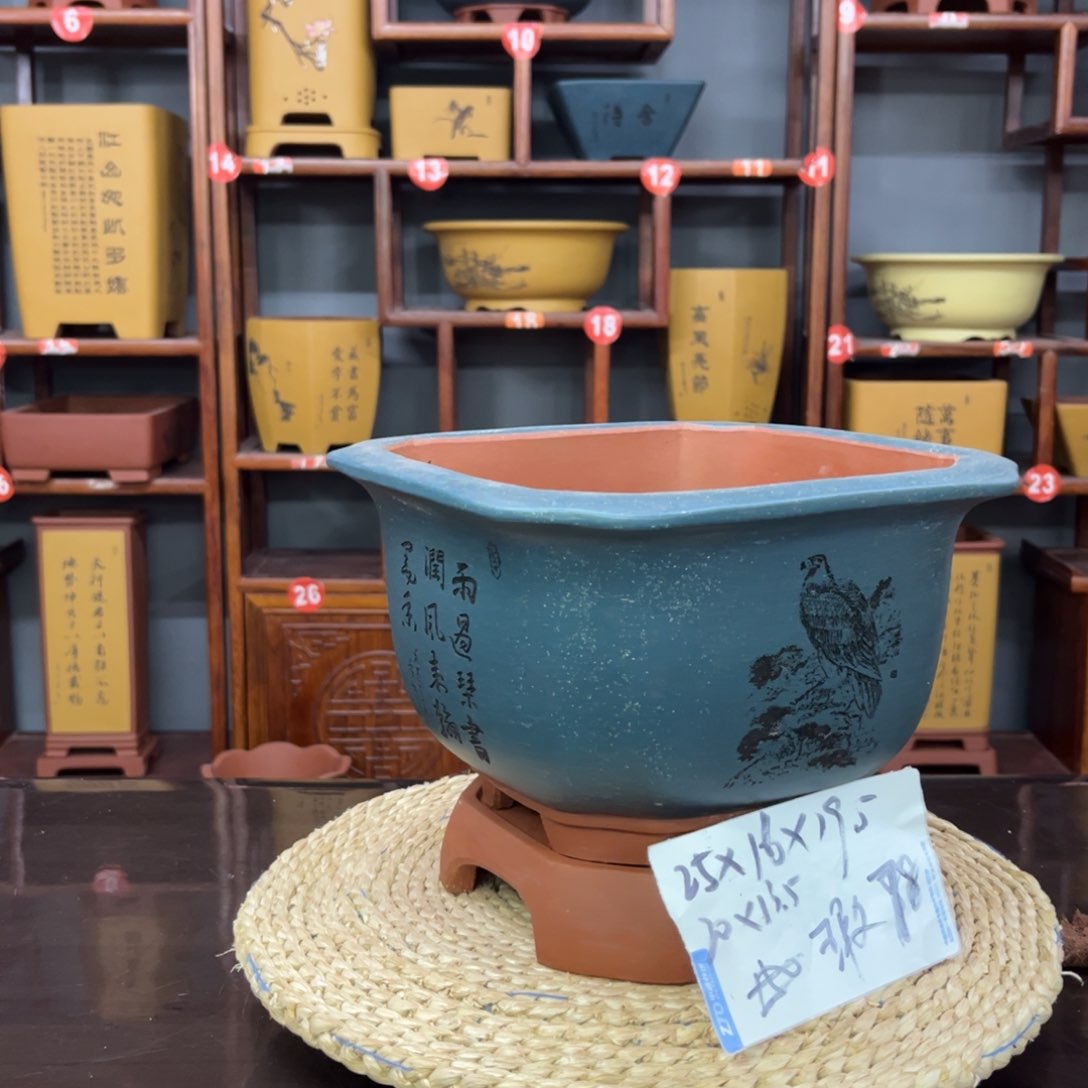 紫砂花盆紫砂花盆