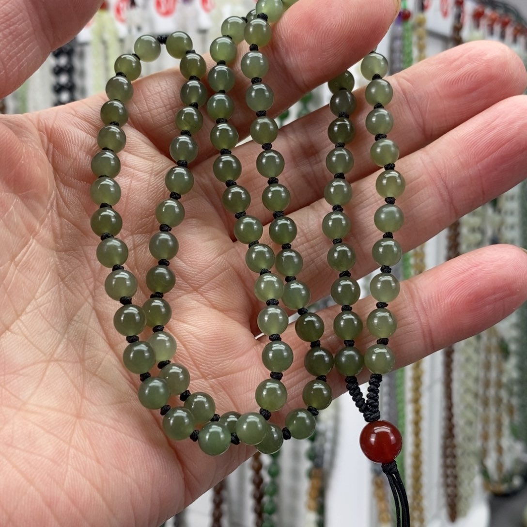 和田玉颈饰未镶嵌彼**开6