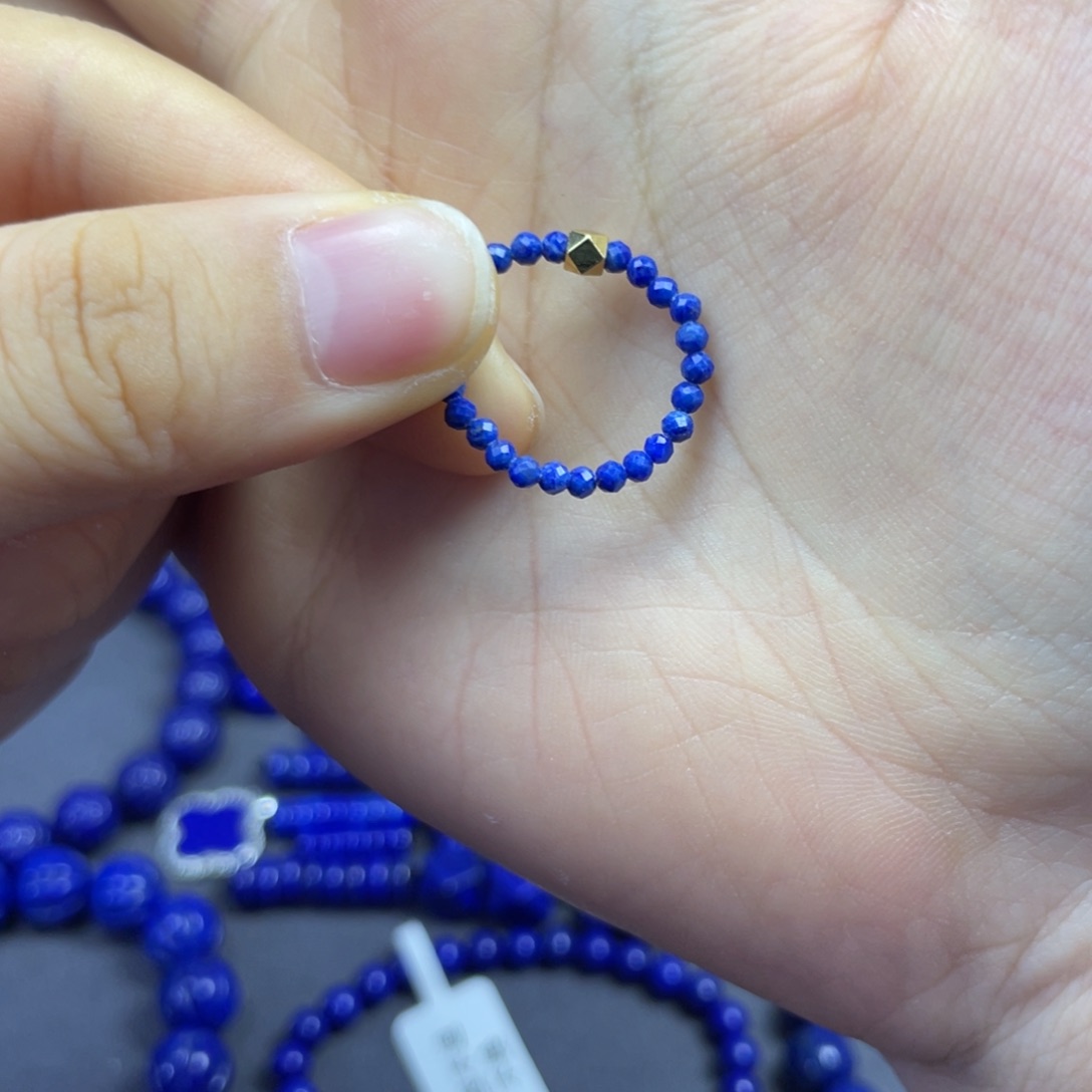 青金石未镶嵌戒圈