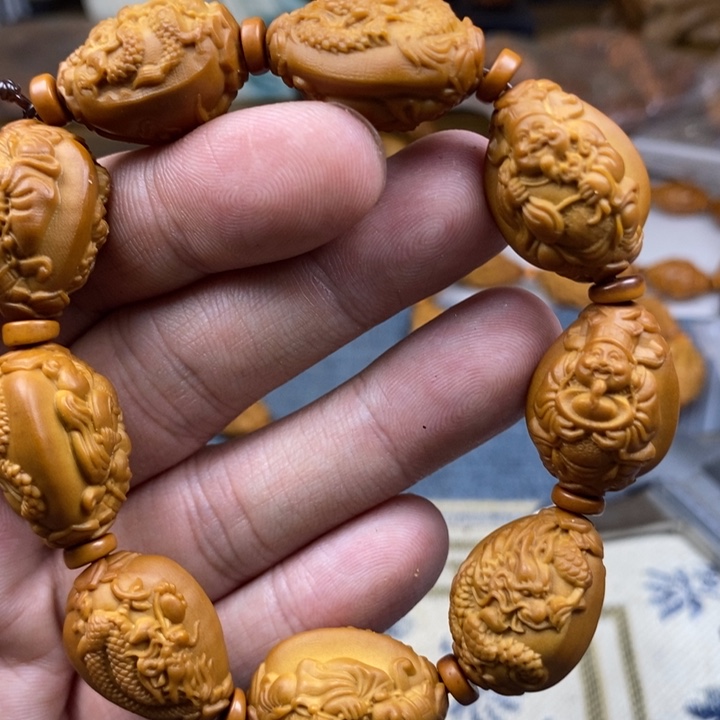 橄榄核手串/手链橄榄核雕工艺手串