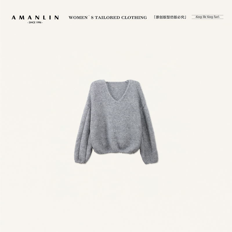 AMANLIN/阿谩琳琥珀流光上衣Y602132