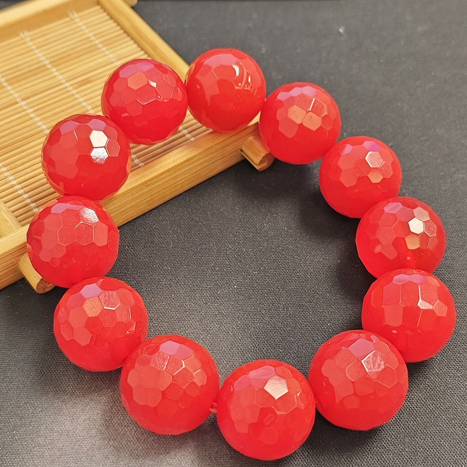 红宝玉南非直切手串123(多样性发)