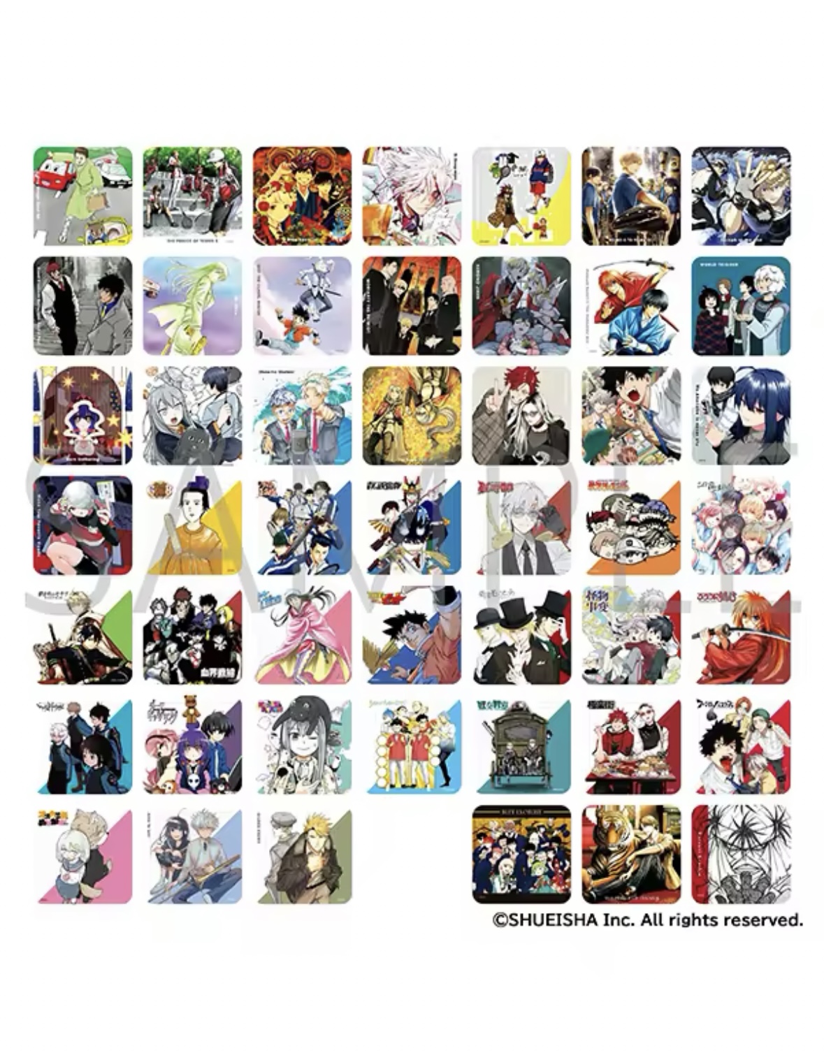 （下三包送特典杯垫）  JF2025 SQ混池杯垫 盲抽(一包五张)