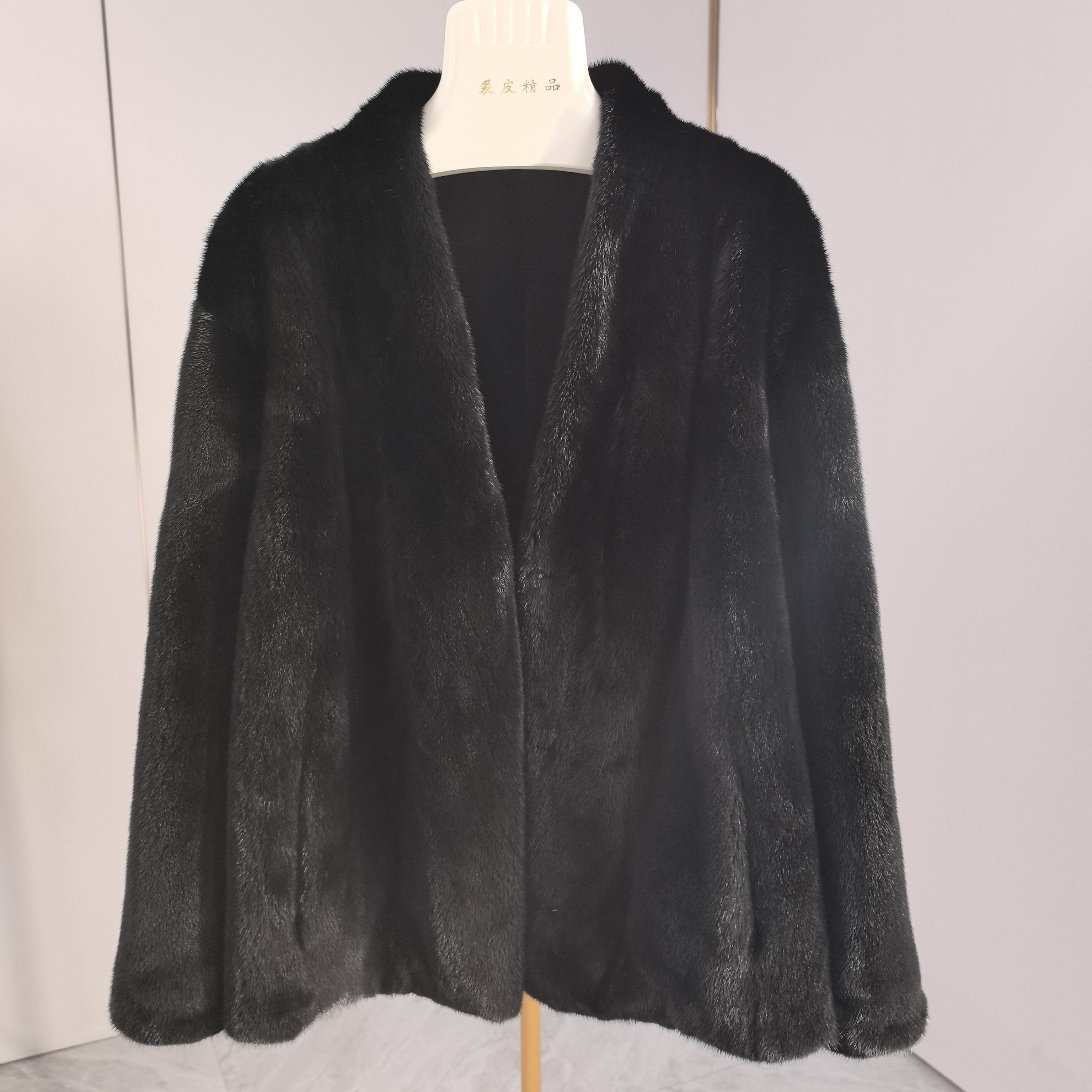 海宁北美进口宝佳美小母貂本皮本色女款显瘦整皮