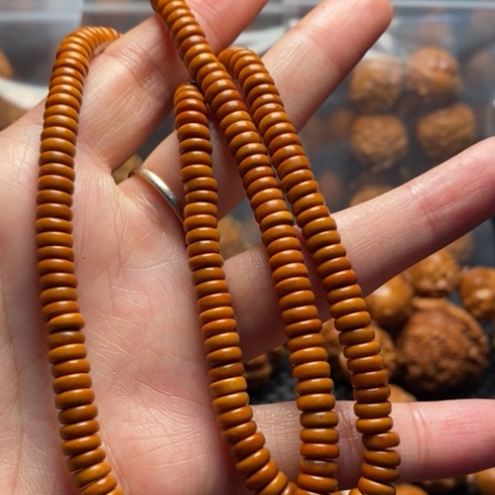 橄榄核吊坠隔片长串