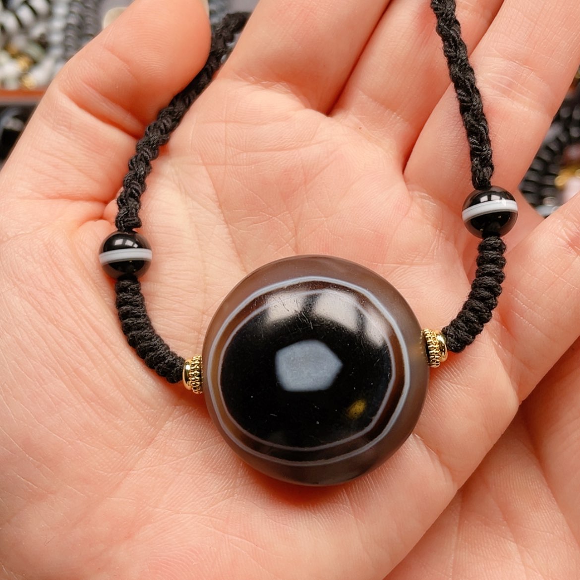 【闪购商品】玛瑙/玉髓合金珠宝半成品