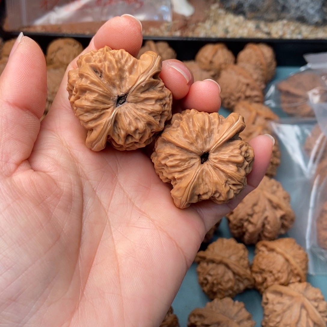 哈***爸文玩核桃把件达摩11