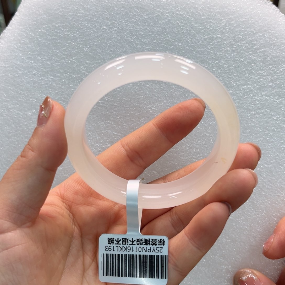 石英质玉未镶嵌手镯唐唐52.5