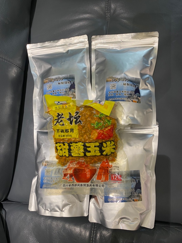 老坛甜薯玉米粉碎饵料窝料鲤鱼鲫鱼草鱼野钓黑坑