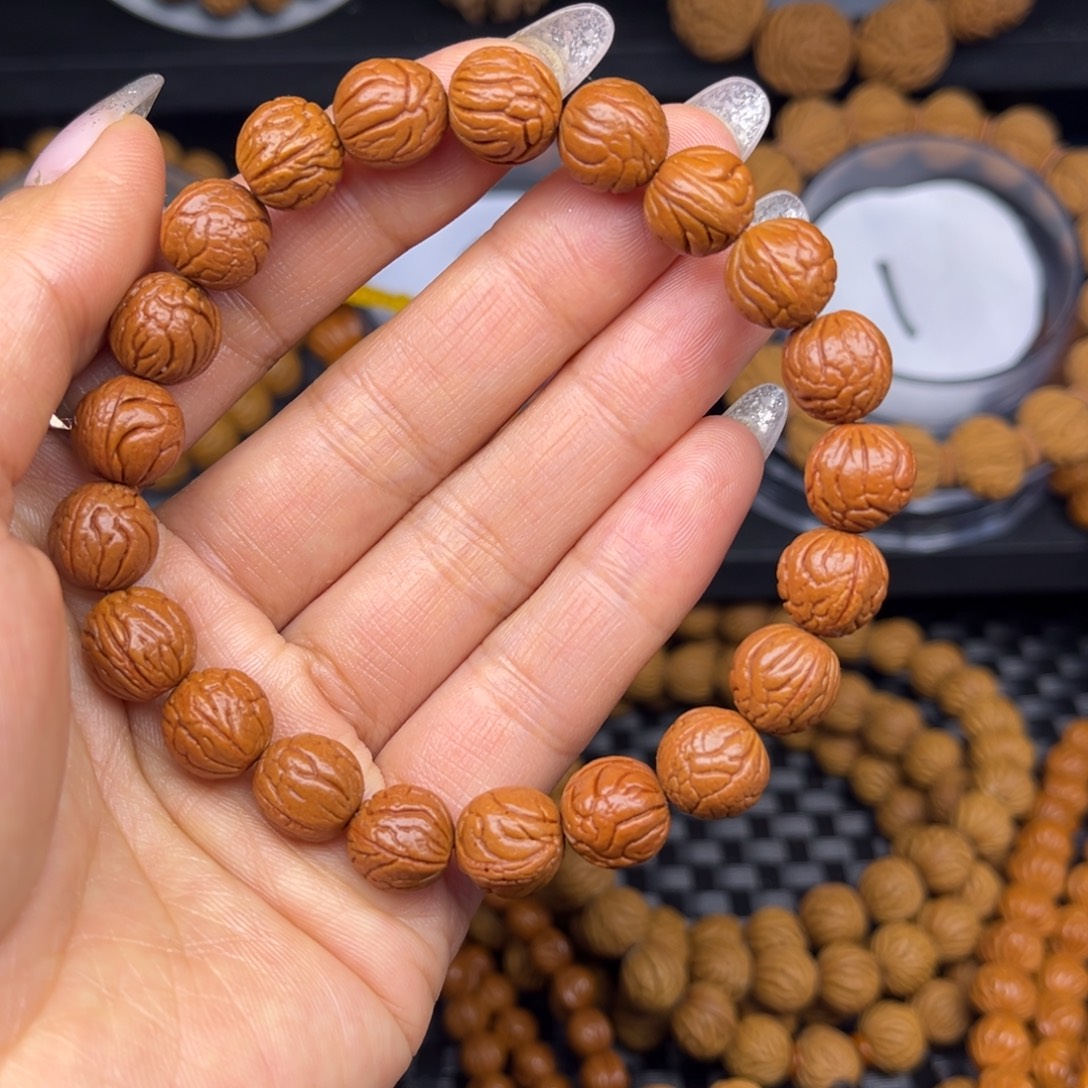 文玩核桃吊坠龙纹凤眼