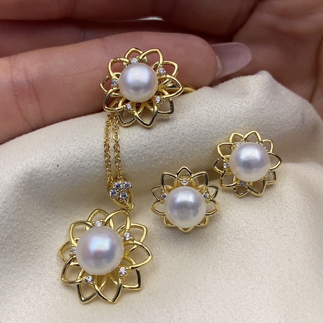 【闪购商品】淡水珍珠套装未镶嵌27