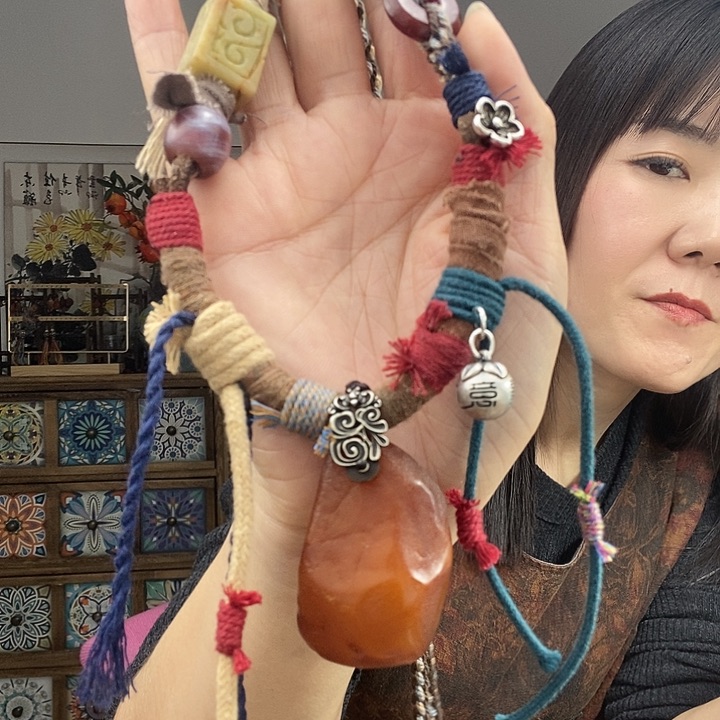 蜜蜡项链未镶嵌项链