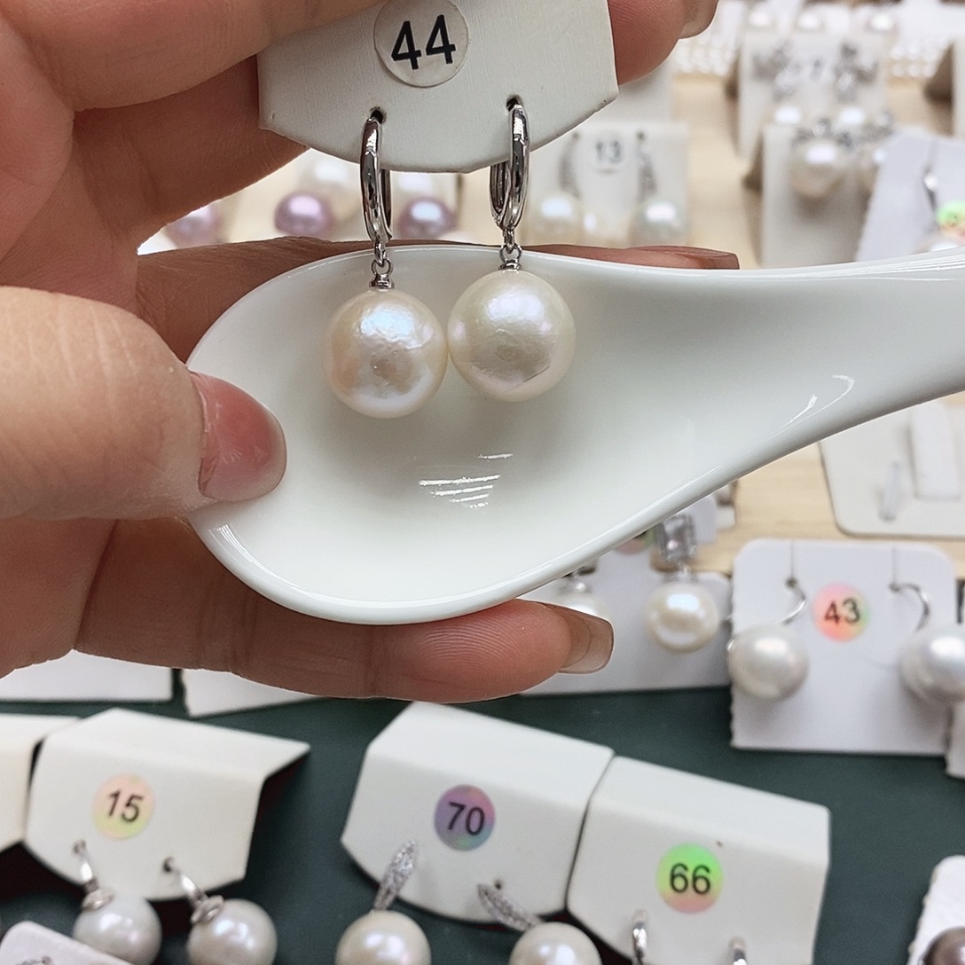 颈饰淡水珍珠银S925镶嵌