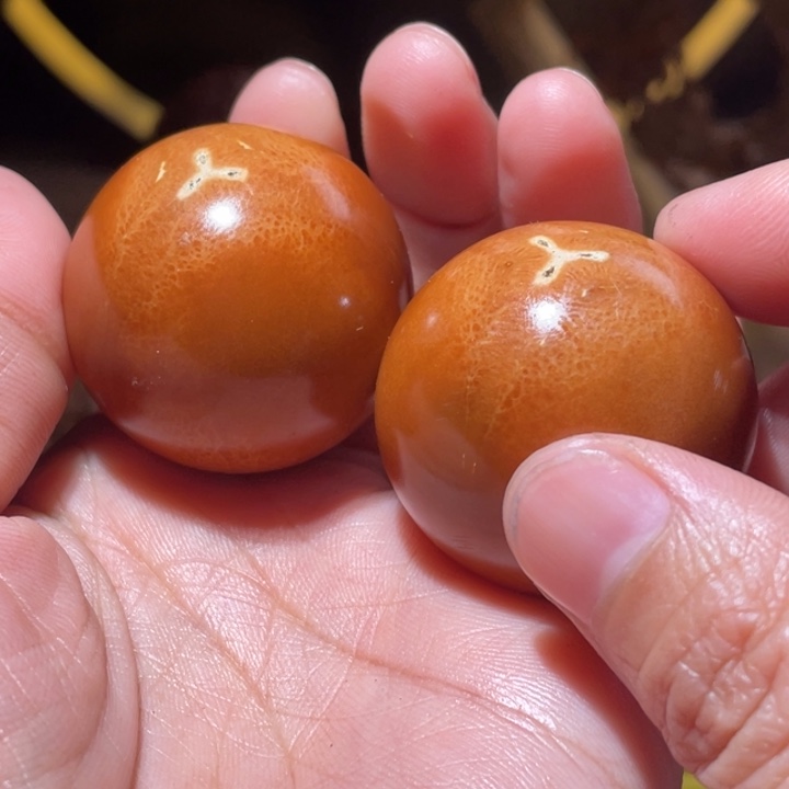 桃核把件橄榄核手球