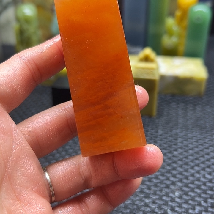 螃***蟹青田石印章石印章石