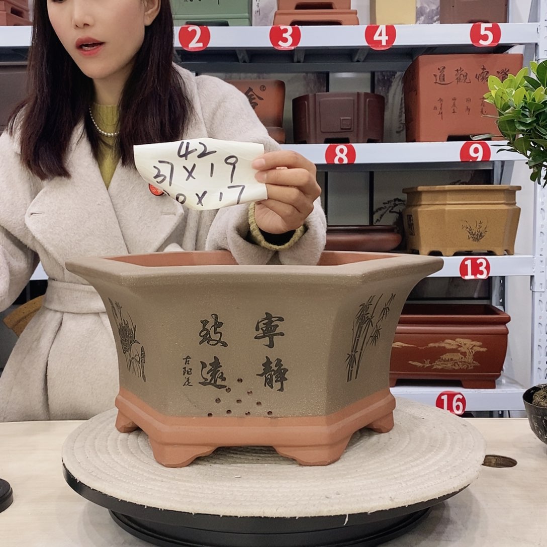 紫砂花盆紫砂花盆