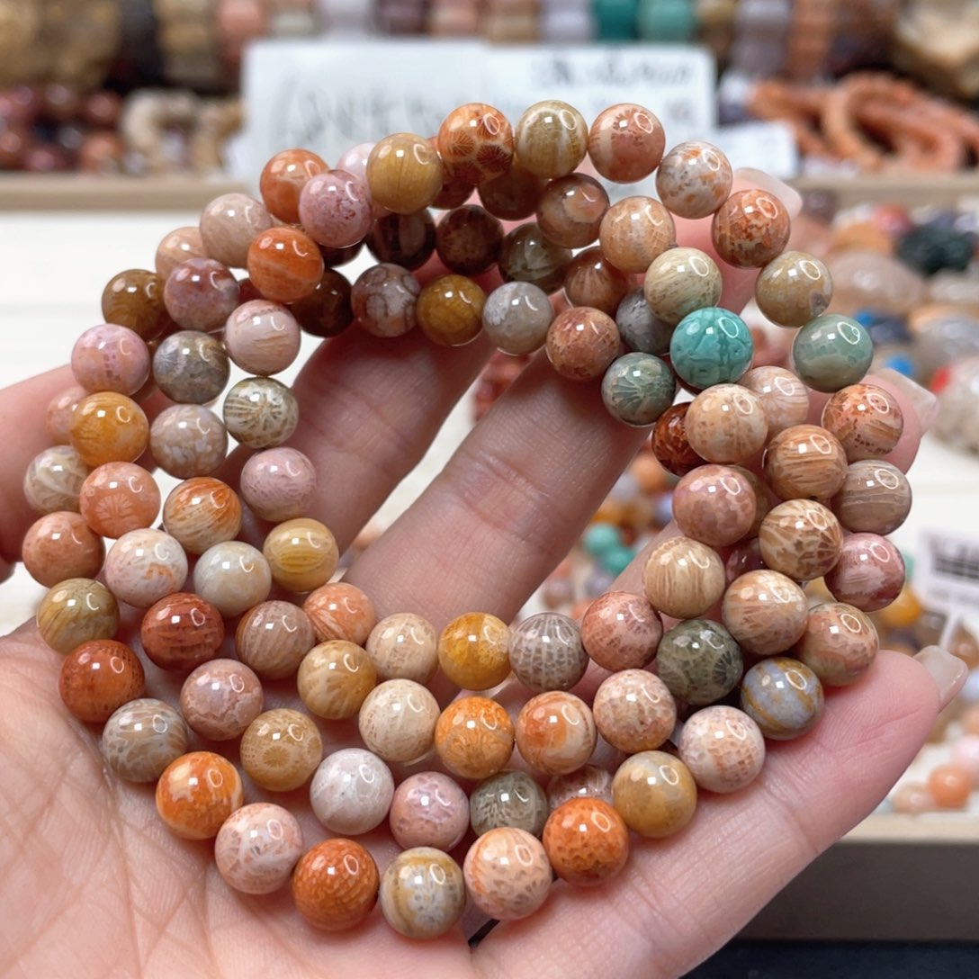 未镶嵌手链硅化玉续***?038