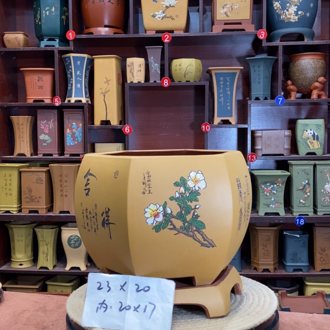 紫砂花盆紫砂艺术