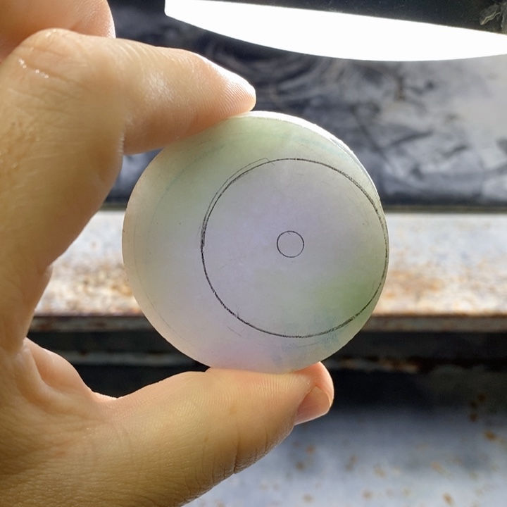 定制翡翠未镶嵌平安扣