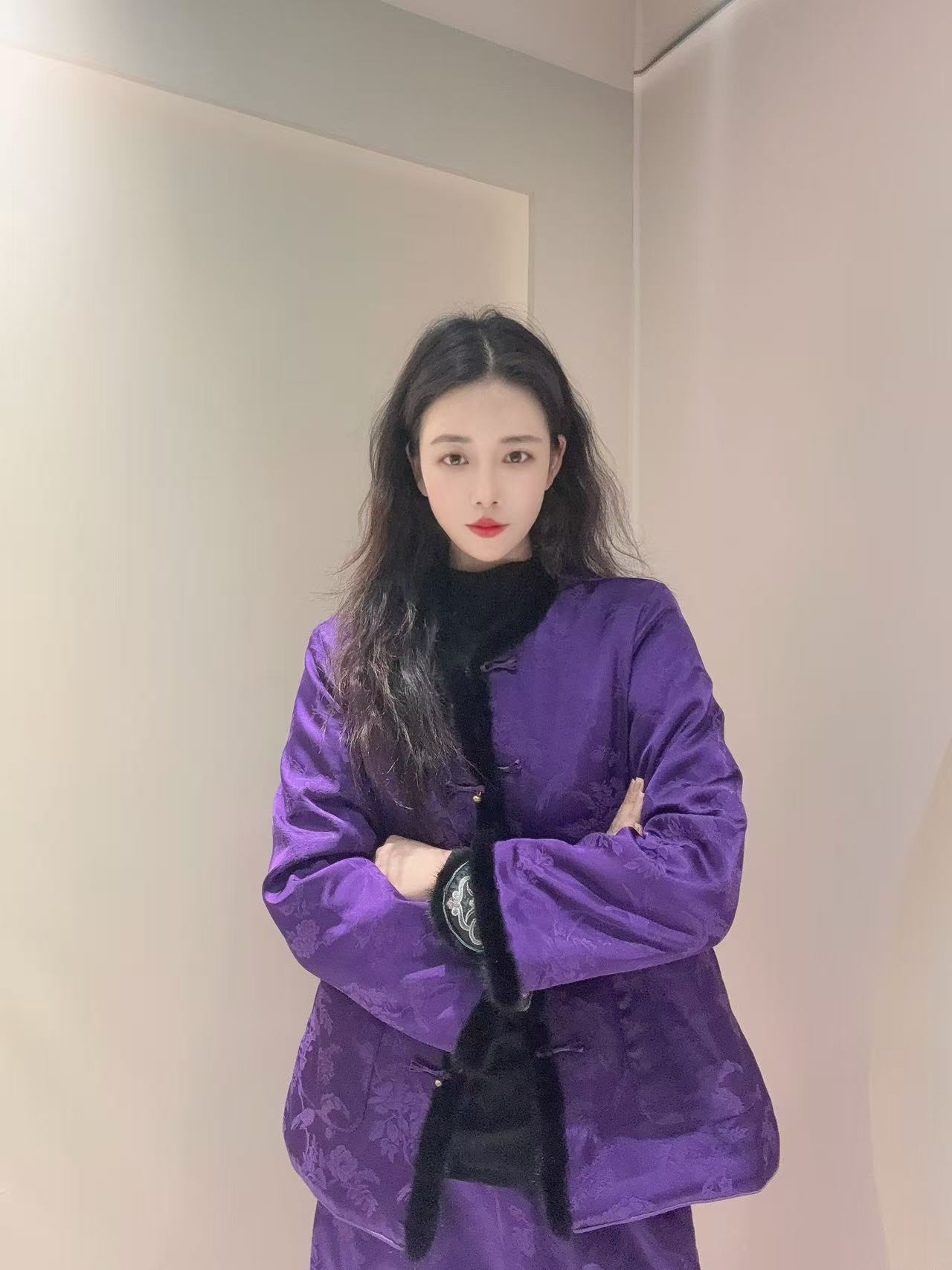 九月    喜上眉梢  新款新中式国风长袖夹棉外套中国风外套