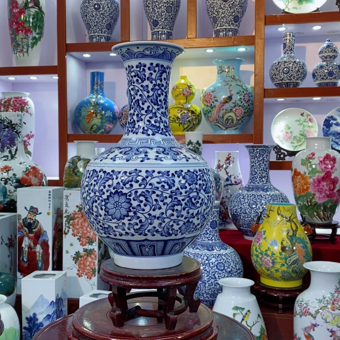 瓶景德镇陶瓷手绘