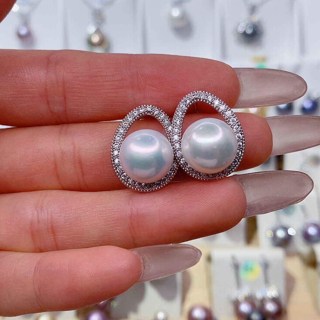 未镶嵌淡水珍珠耳饰