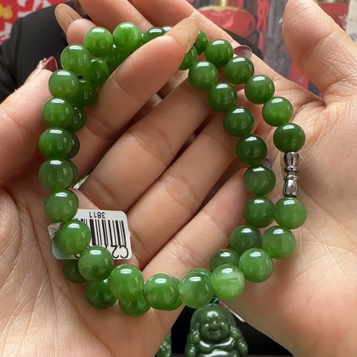 和田玉（碧玉）项链未镶嵌