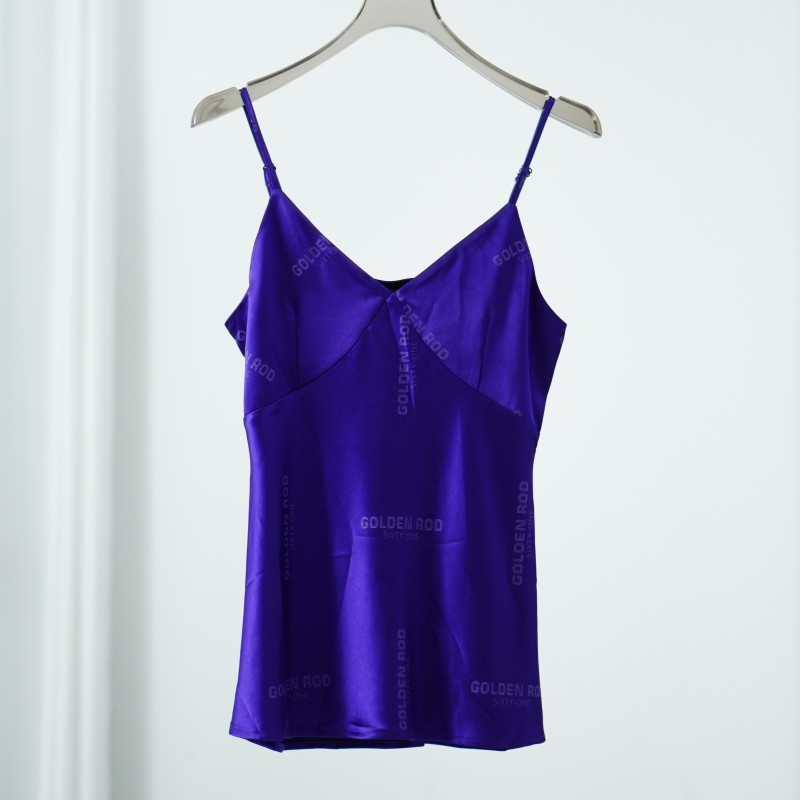 尚系列  Z139  女装时尚夏季简约上衣吊带紫色FWO7R16