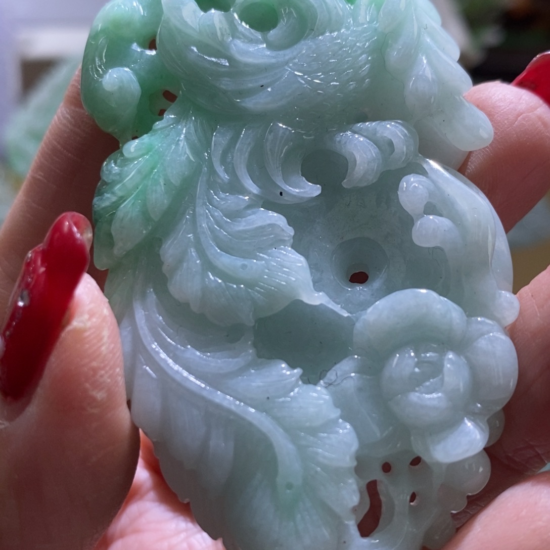 【闪购商品】翡翠颈饰未镶嵌凤凰