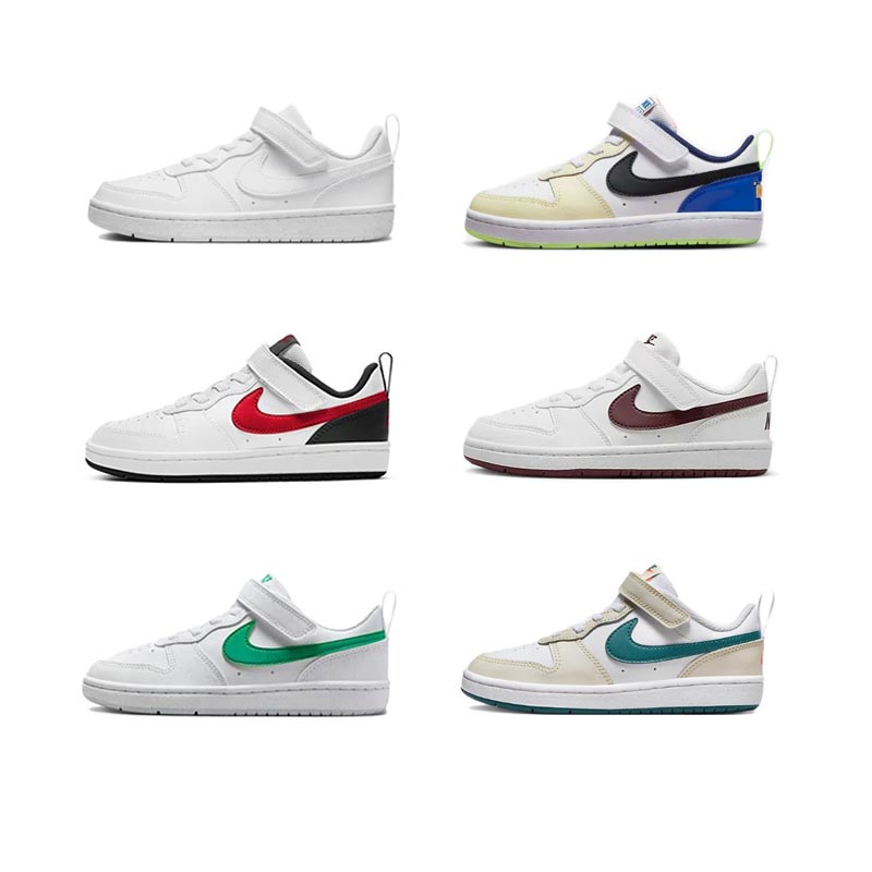 正品耐克NIKE经典男童女童小脚女生魔术贴板鞋休闲运动鞋DV5457