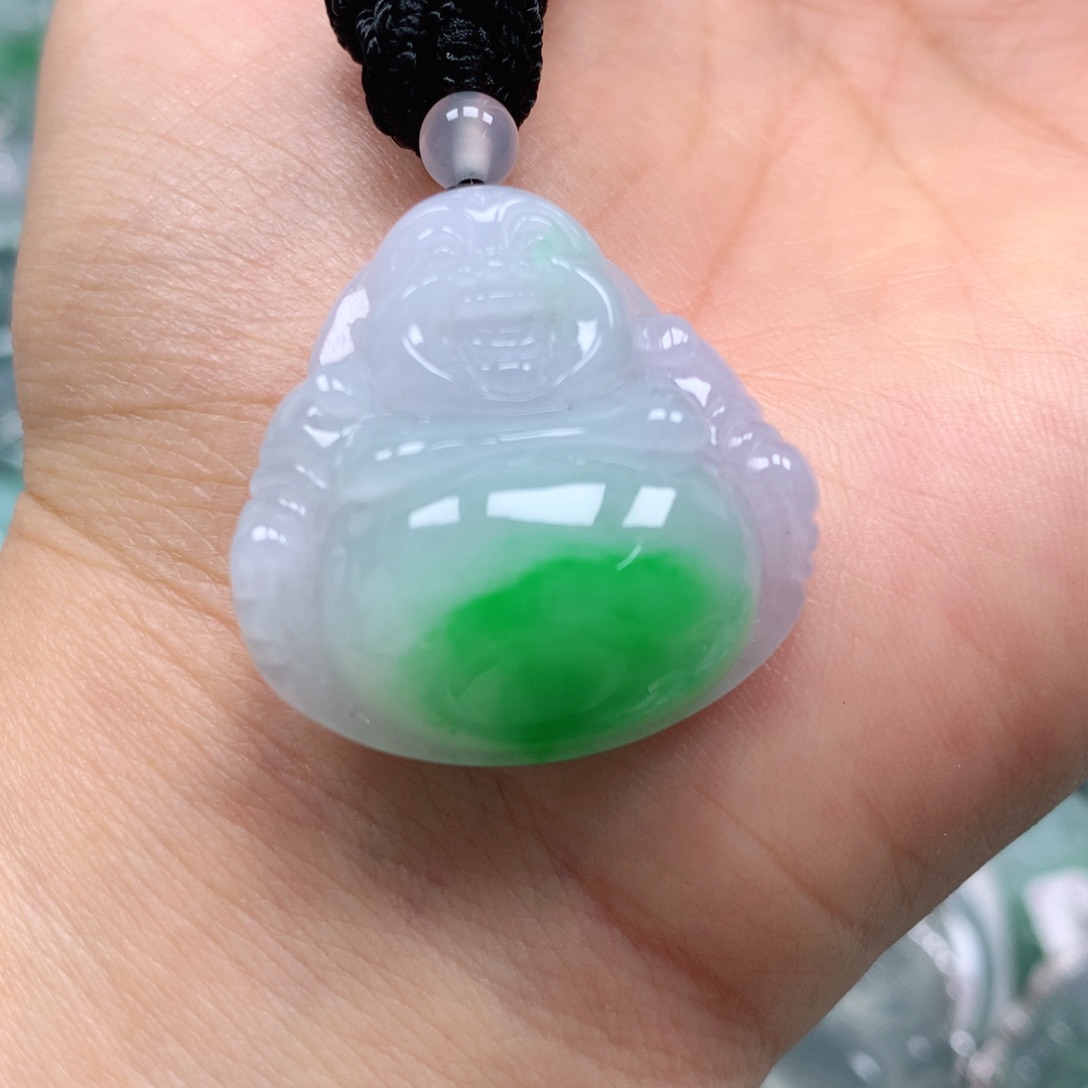 翡翠颈饰未镶嵌天然翡翠
