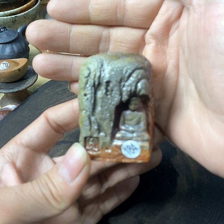 杯手工粗陶、柴烧茶器