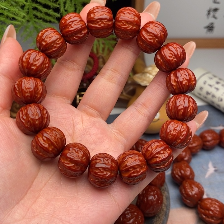 ～***叁吊坠文玩核桃京八棱手串儿等你