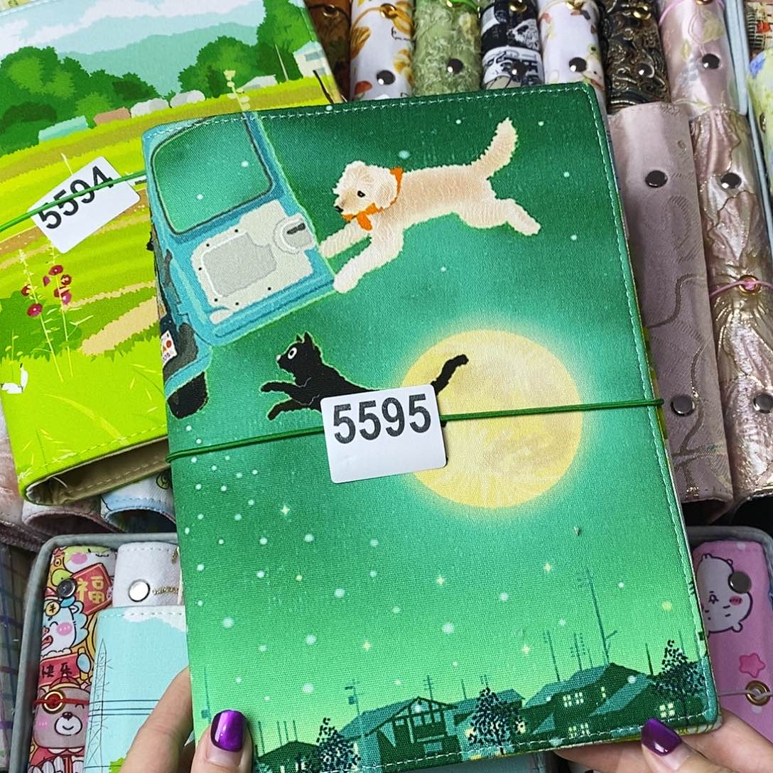 织绣A5活页不送纸5595