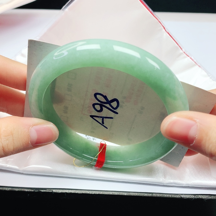 【闪购商品】翡翠手镯未镶嵌天然缅甸a货手镯61