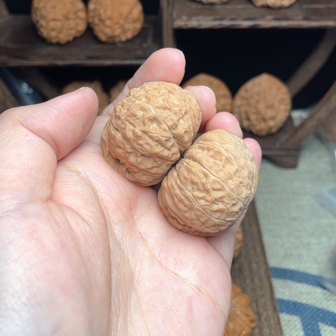 文玩核桃把件38南瓜墩