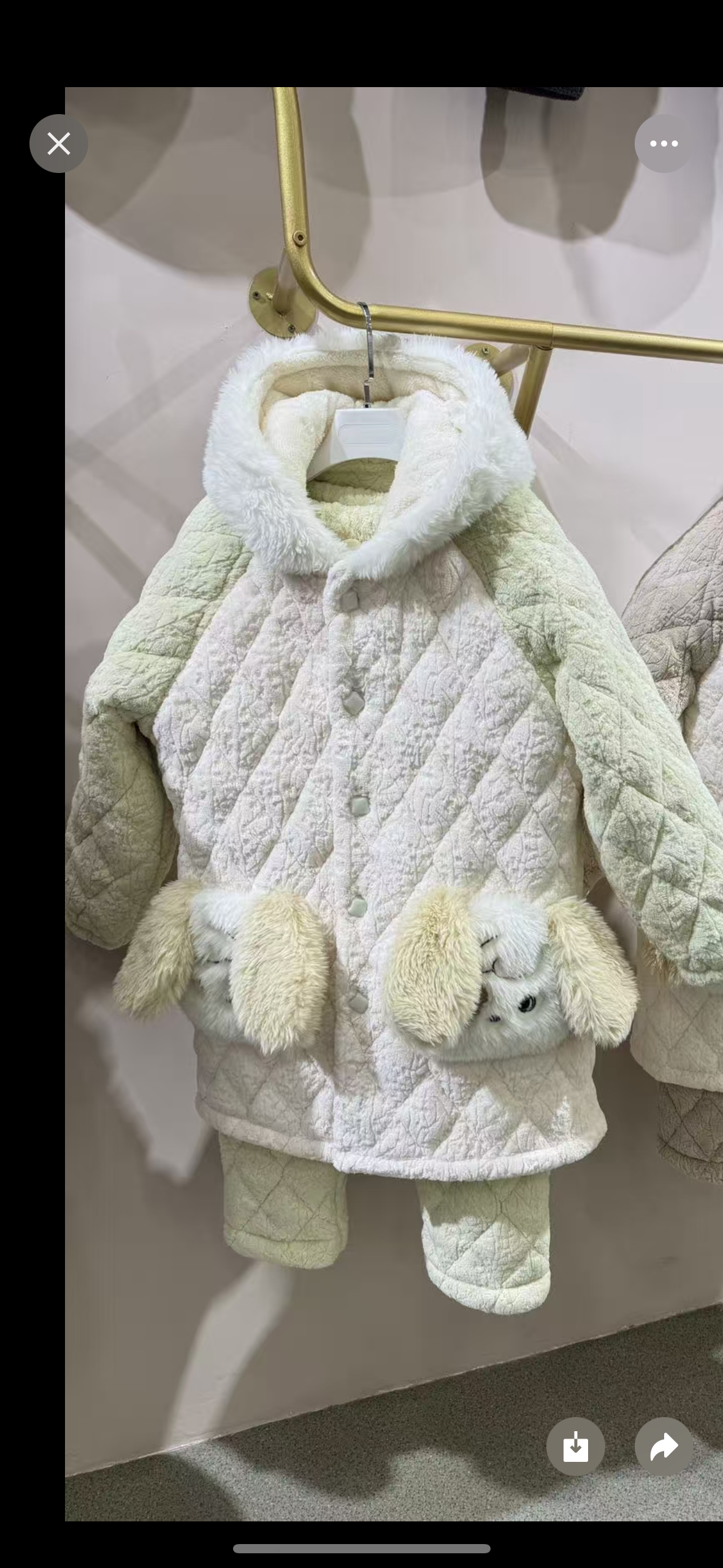 815款短款安加厚外穿一件过冬家居服