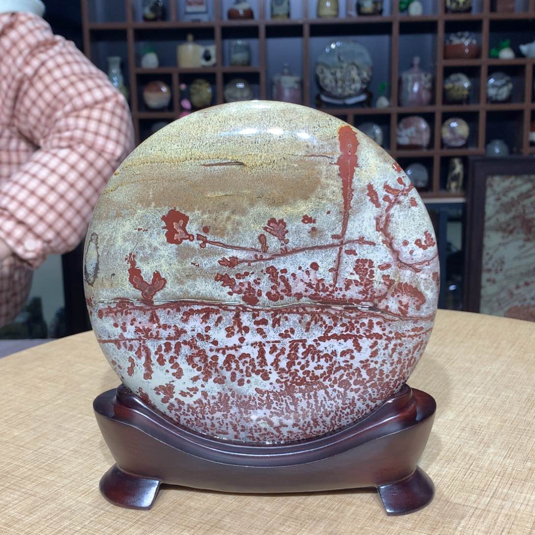 紫砂，广西国画石摆件，收藏观赏