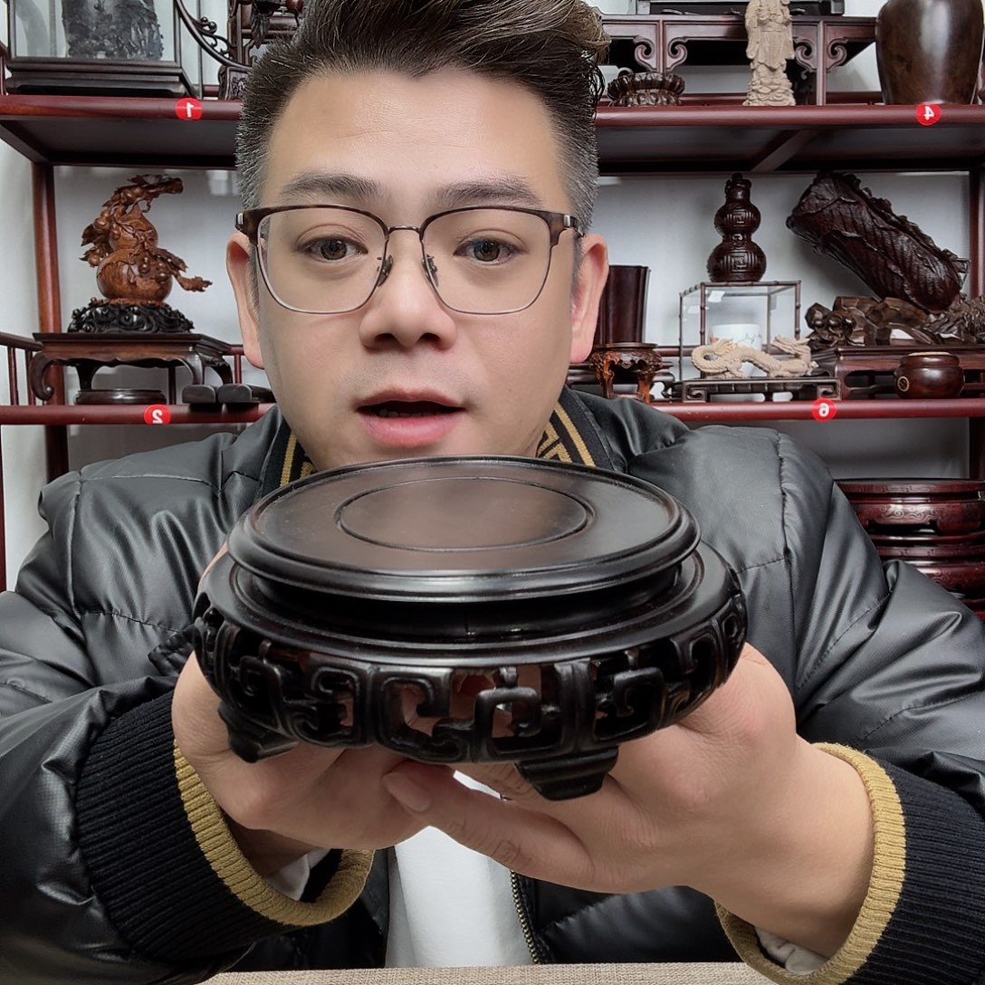 紫光檀工艺品底座