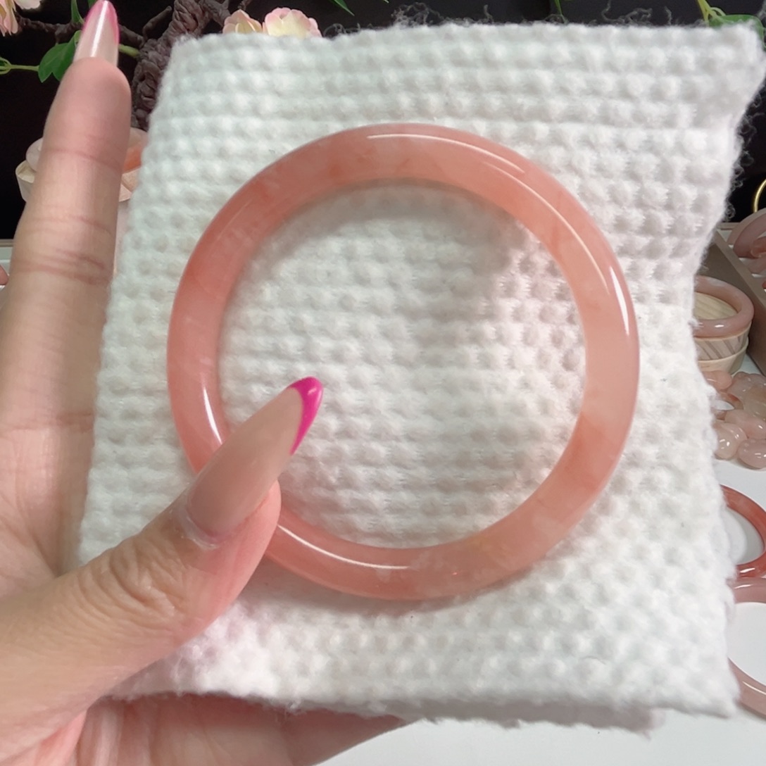 未镶嵌手镯石英质玉银*叶