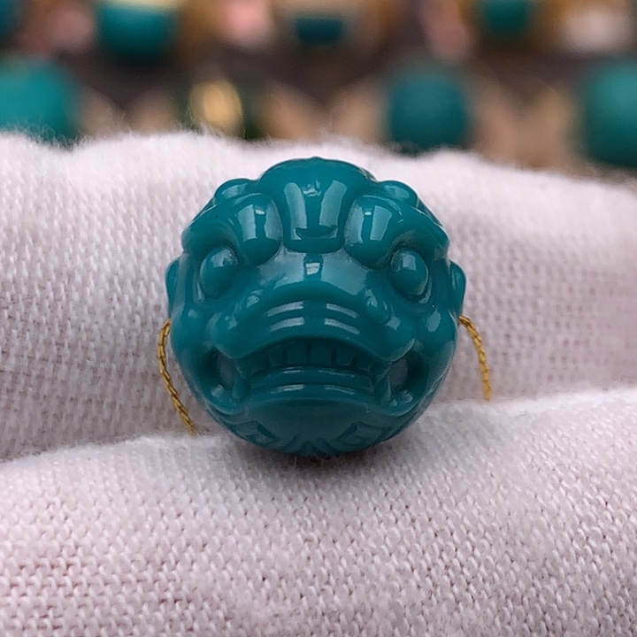 绿松石车挂未镶嵌